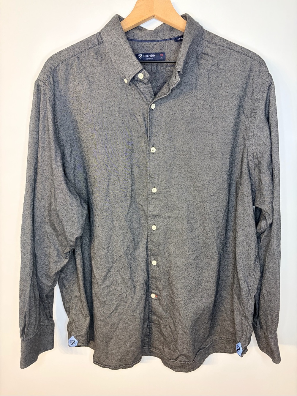 Cremieux Men’s Flannel Button Down Collar Shirt, Size XXL